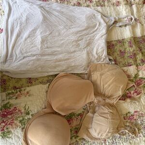 Auden Cream and Tan Camisole Set
